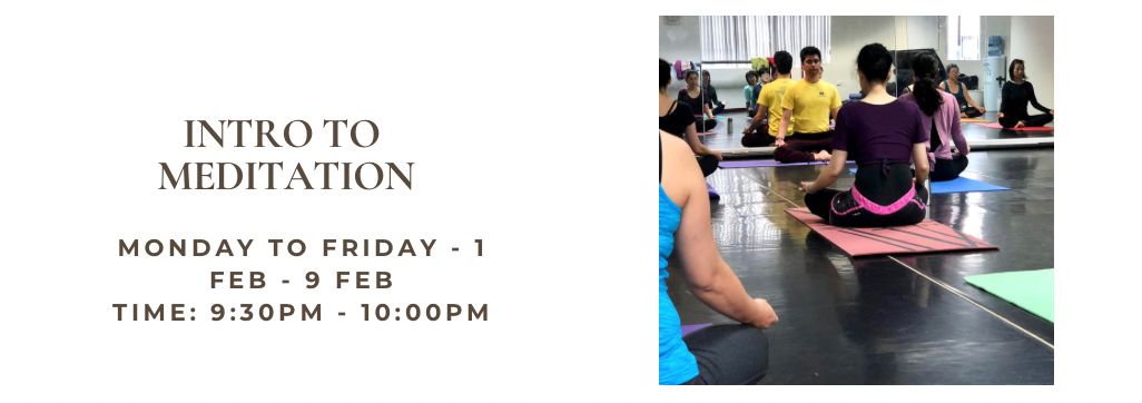 INTRO TO MEDITATION